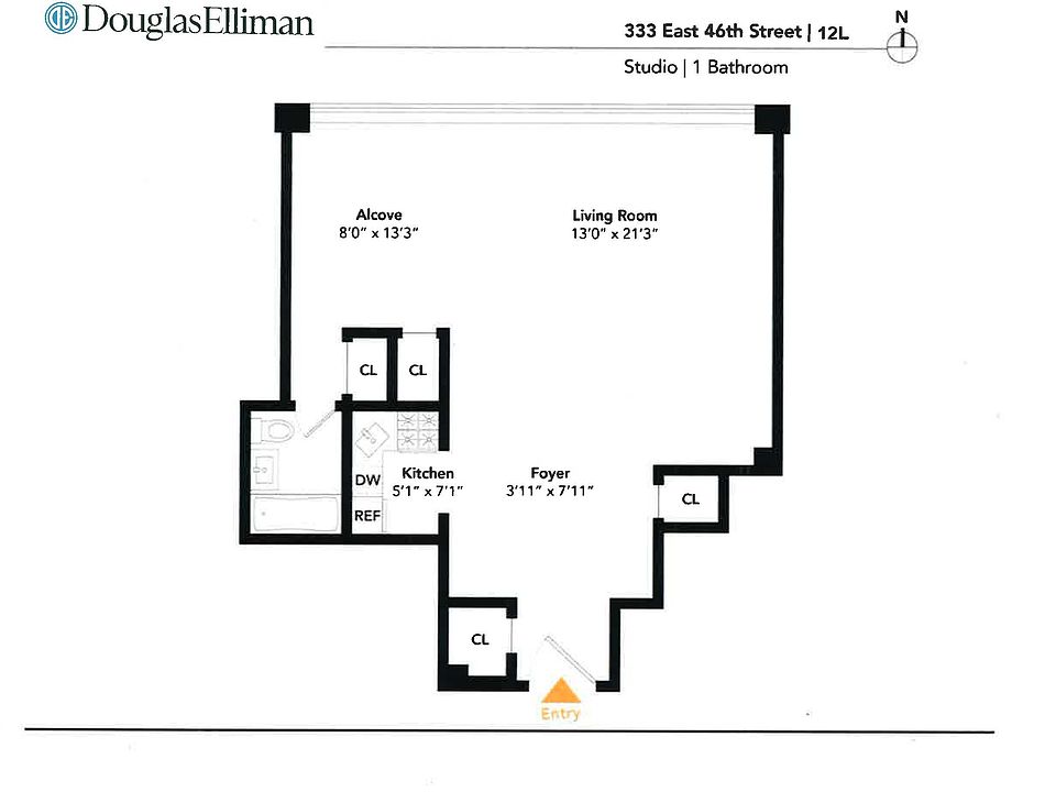 2nd image of 333 E 46th St #12L