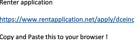 Renter Application: