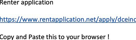 Renter Application: