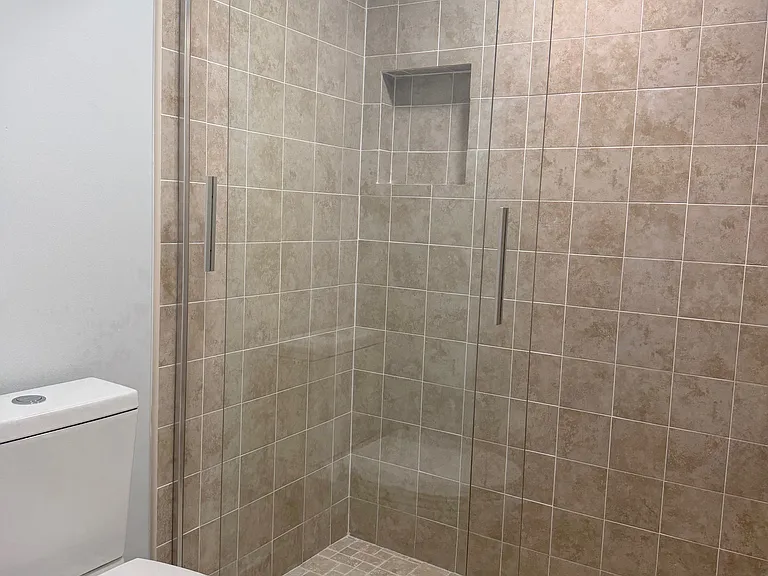 Beautiful walk-in shower!