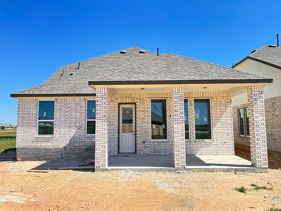 Construction progress - backyard with covered patio