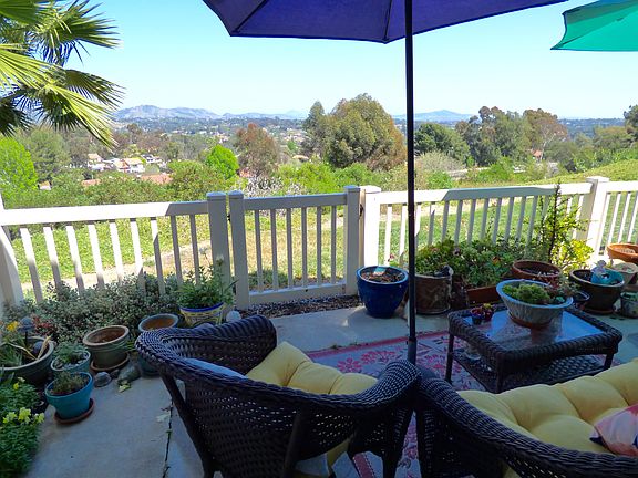 Patio with view to the east