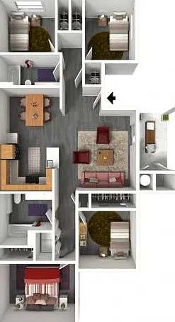 4 Bedroom 4 Bedroom