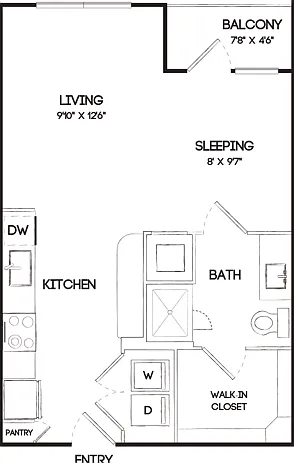 A1A Studio Floor Plan A1A Studio Floor Plan