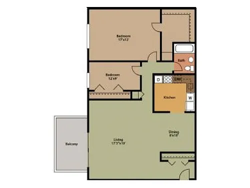 Floor plan Cavanal Hill
