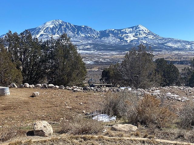 the view of the mountains from the house.
