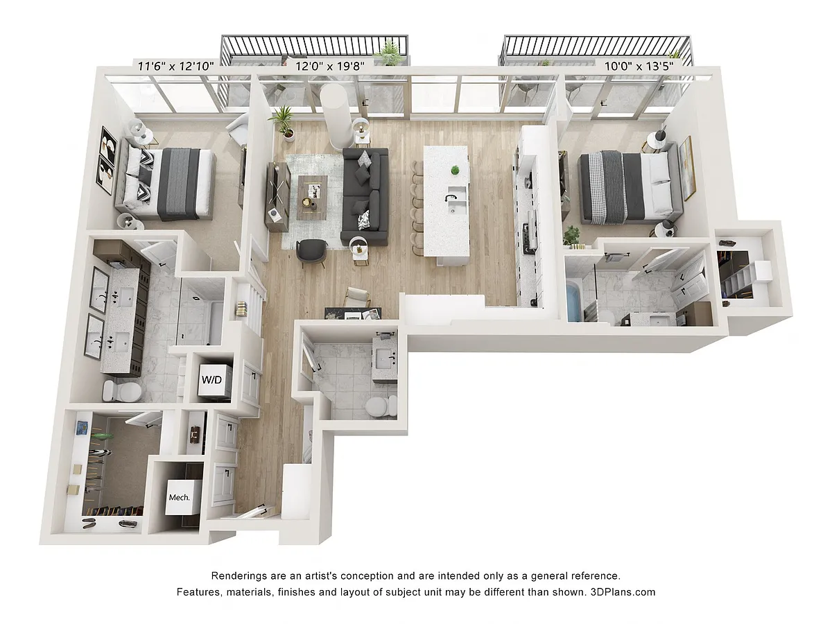Floor plan The Lantana