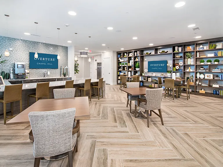 Coffee Bar and Sitting Area