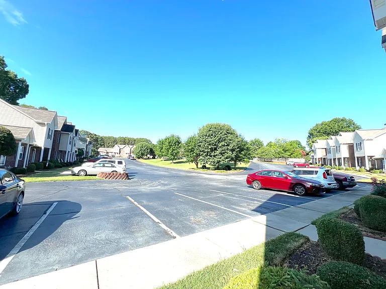 View from sidewalk in front