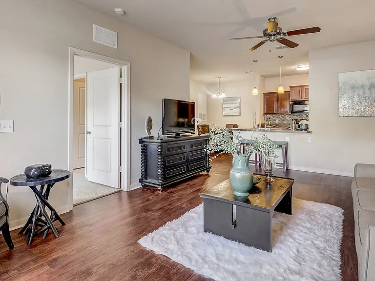 Wood-inspired Plank Floors in Living Areas