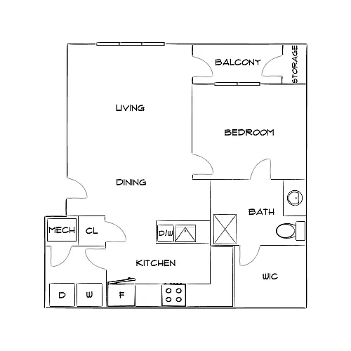 Floor plan Design 1C
