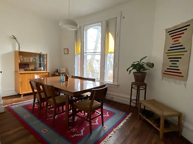 room D as a dining room