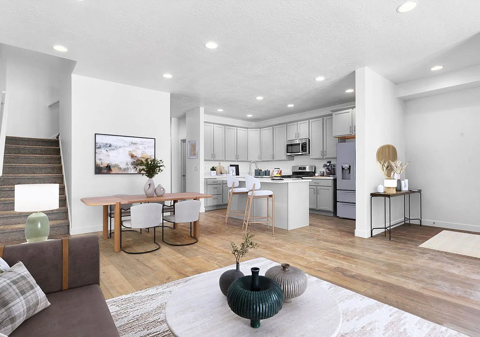 Pay Nothing Til Dec. 1st | 3 Bed 2.5 Bath Ivory Townhome | 2-Car Garage — Photo 1