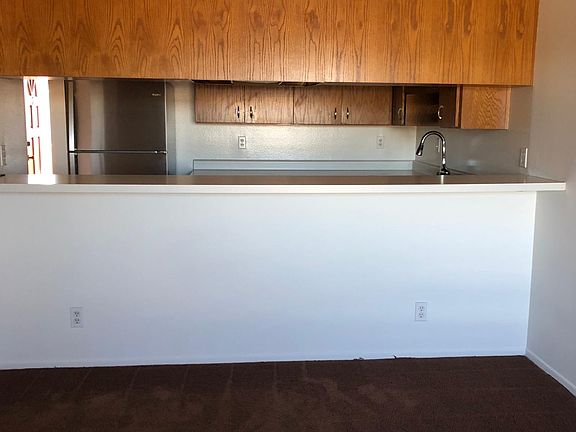 View of kitchen and living room