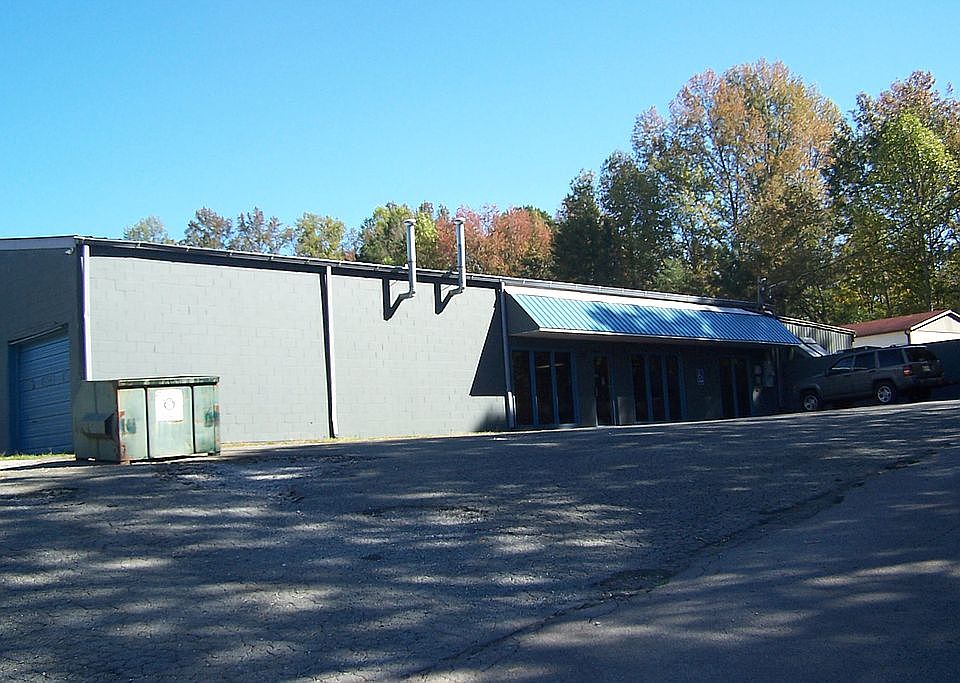 Left front building & office