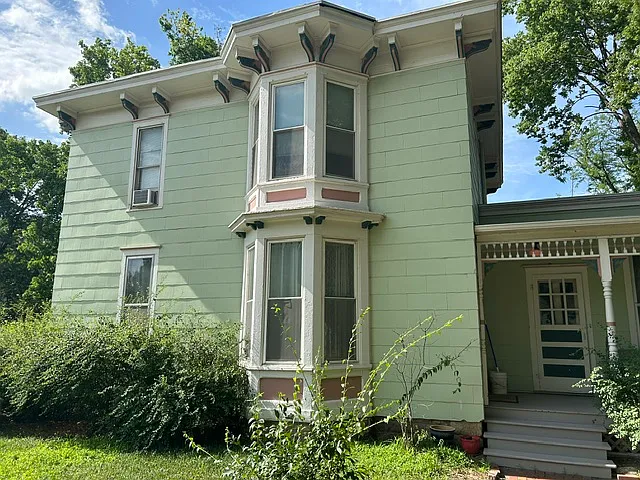 South side of house