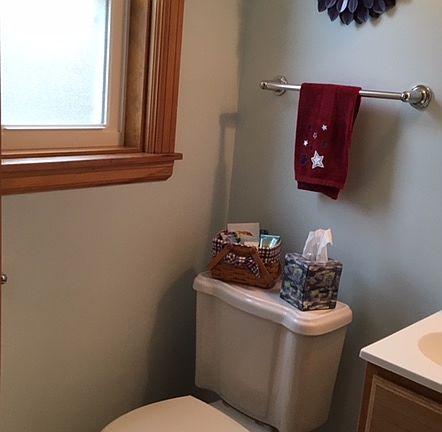 Half bath on main floor