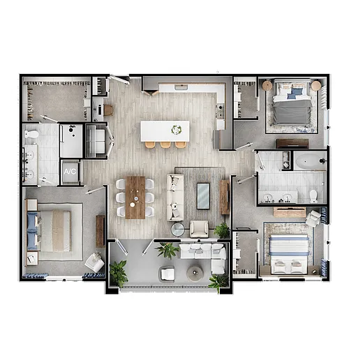 Floor plan 3X2