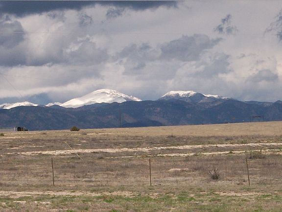 Pikes Peak from rear of prop