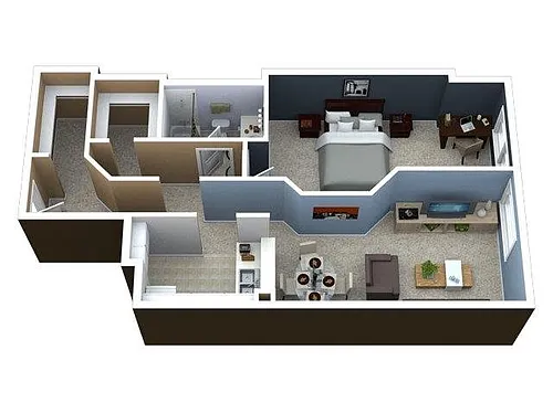 Floor plan One Bedroom