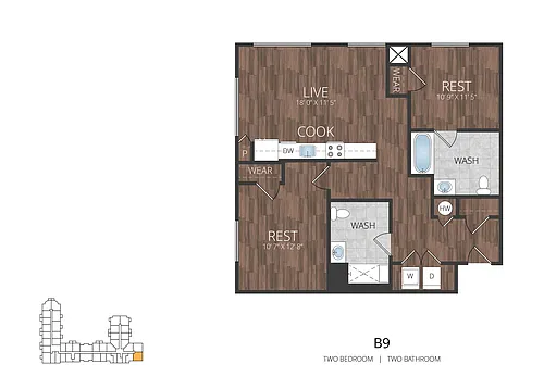 Floor plan B9