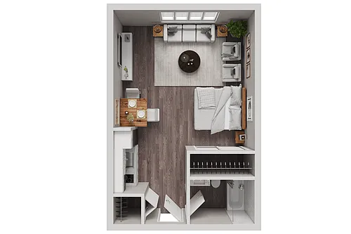 Floor plan Weidler - The Multnomah