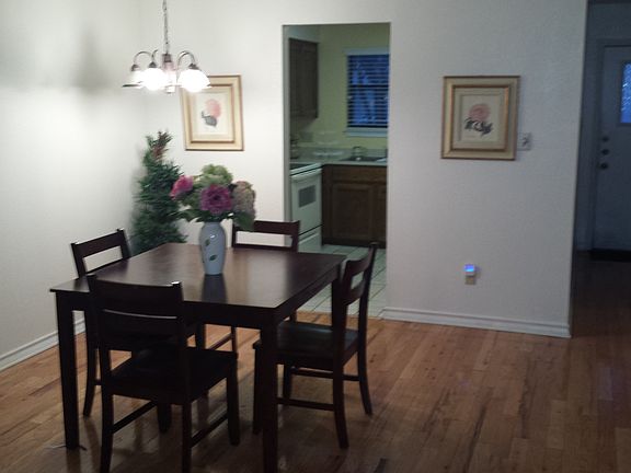Dining area open to living area