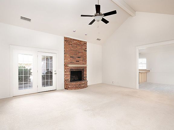 Beautiful Brick Fireplace