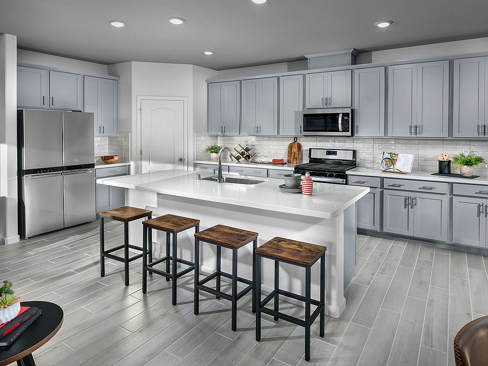 Kitchen at a Meritage Homes community in Elk Grove, CA.