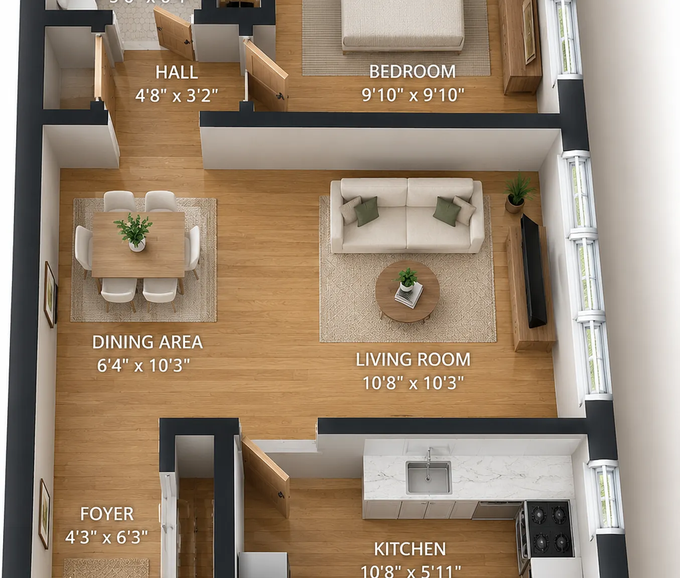 Spacious & Affordable Highland Park 1BR Near St. Kate's Only $1,049! — Photo 2