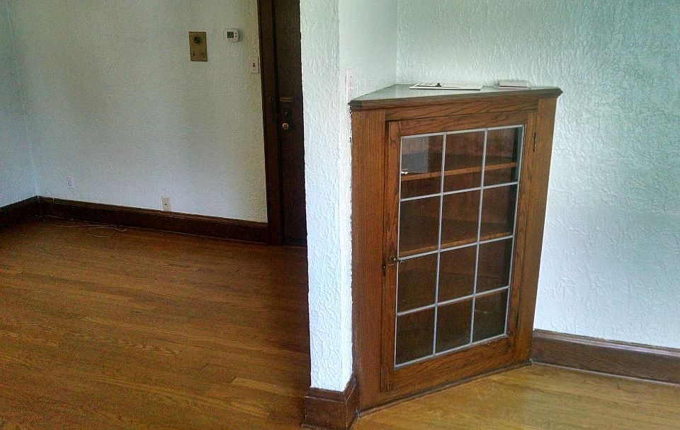 Built-in china cabinet