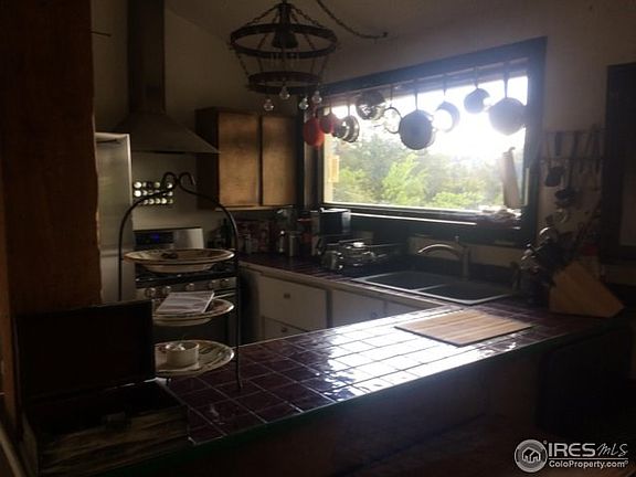 mountain views from the kitchen