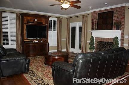 Great room open to kitchen