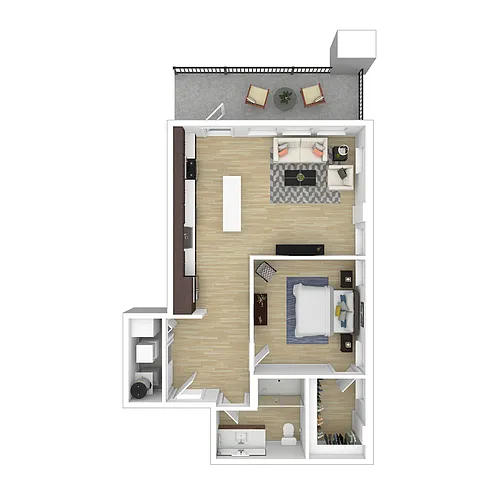 Floor plan 1E