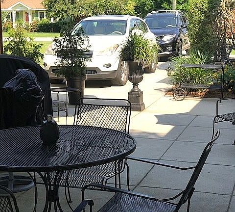 Driveway from patio
