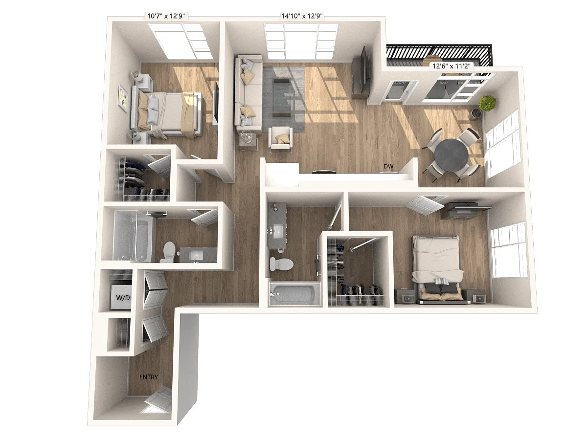 Floor plan B01-FP1