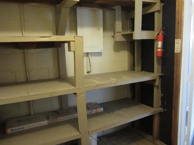 laundry room shelving