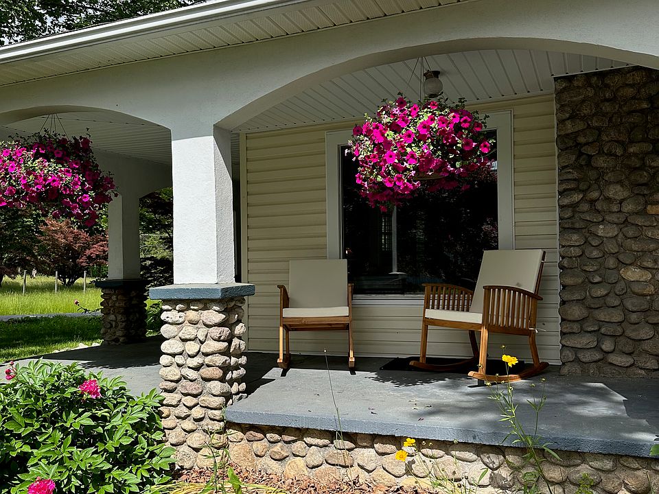 Porch with rocking chairs