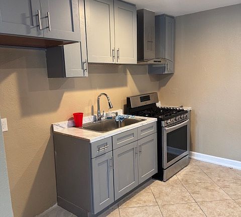 NEW CABINETS AND STOVE