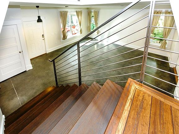 View of Living Room from Stairs