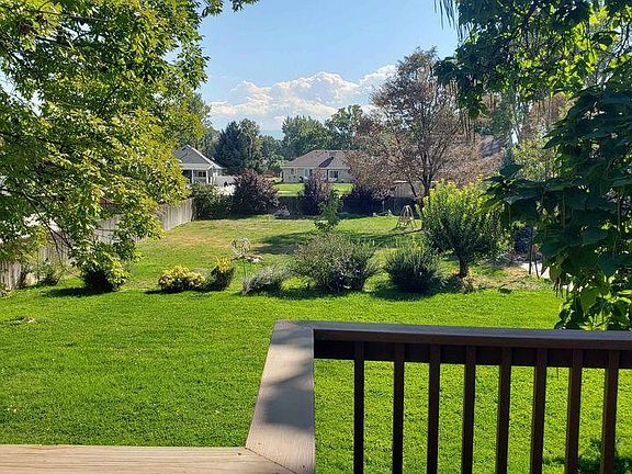 Back yard looking out from balcony
