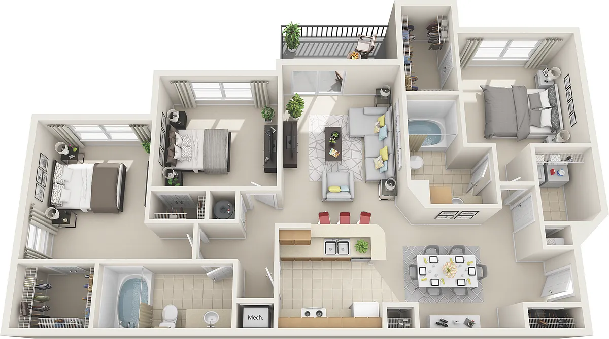 Floor plan C1