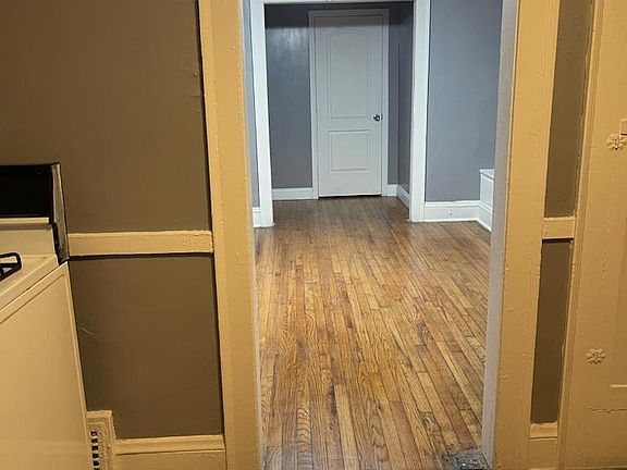Kitchen into living room