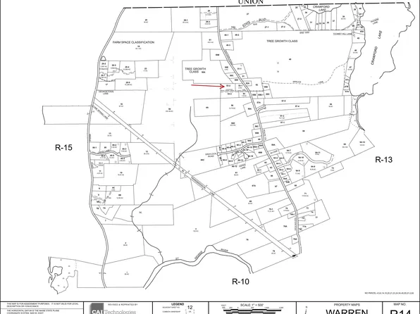 Map R15 Lot 53-2 Chickadee Lane, Warren, ME 04572