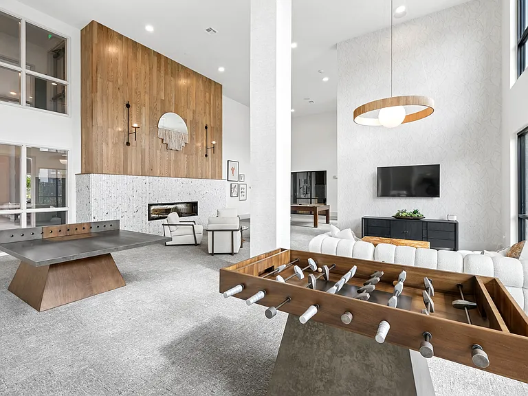 Clubhouse with Billiards, Ping Pong, & Foosball