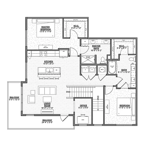 Floor plan B4A-TH