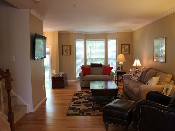 Living room view towards front