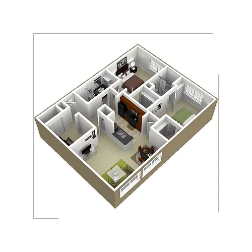 Floor plan B1 (The McCue)