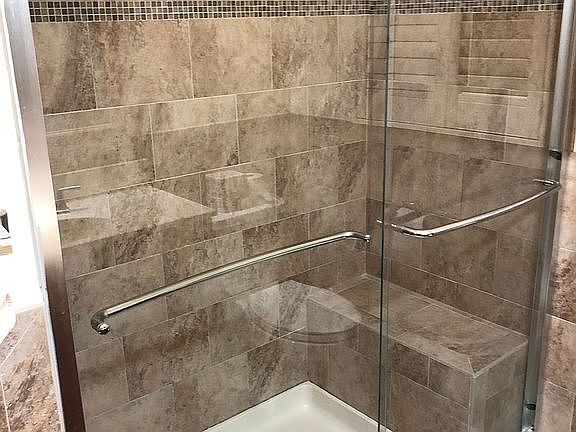 Full bath walk in shower