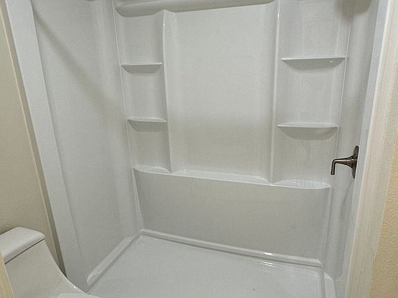 Walk-in master bathroom